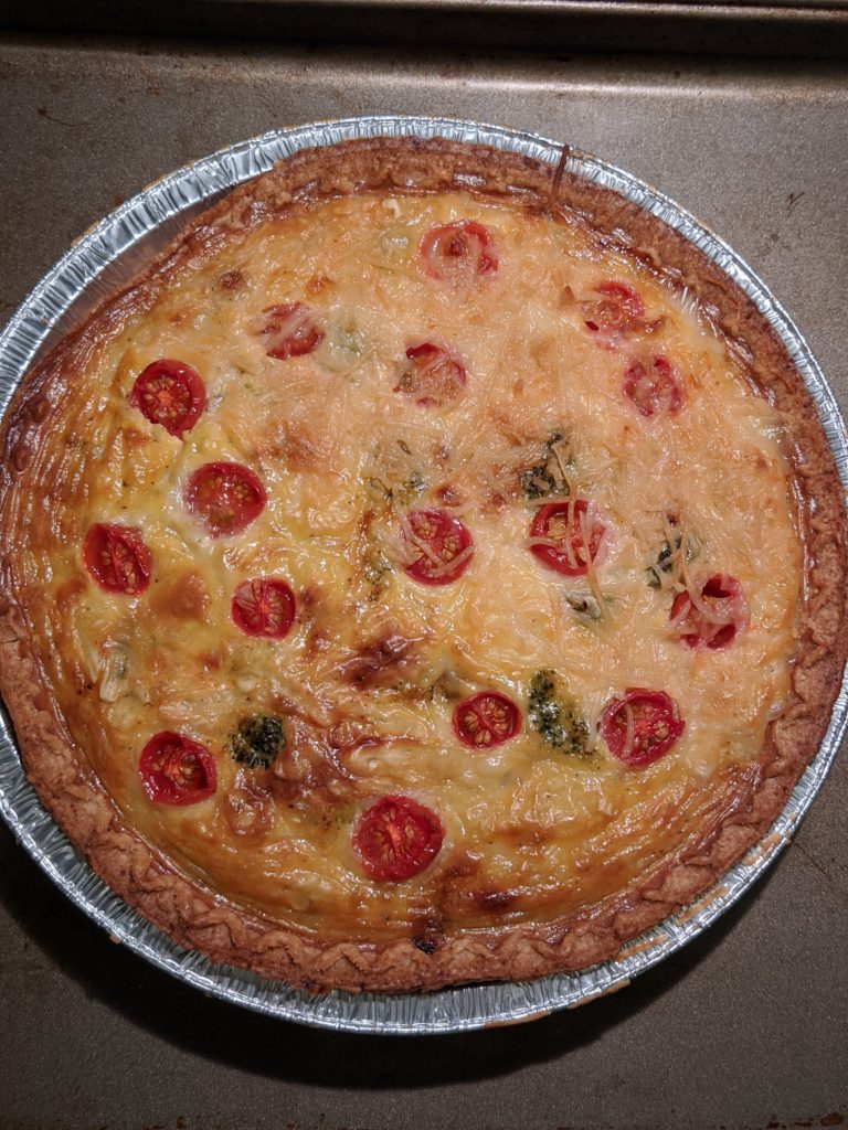 Vegan Broccoli Quiche